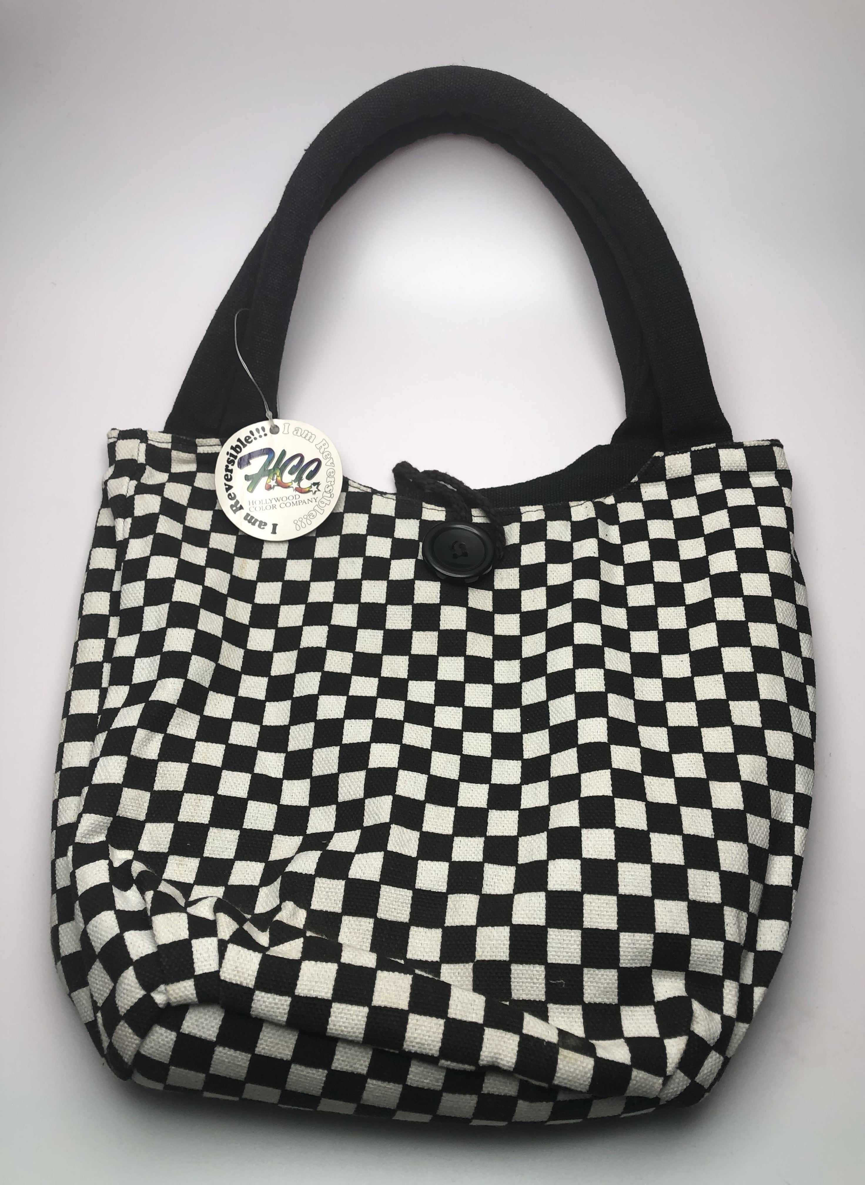 Colisha White Black Checkered Cross BodyBag -Womens Purse Checkered Evening  Bag | eBay
